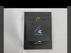 Các vật liệu tái chế tùy chỉnh kích thước hình sách bao bì hộp quà tặng với nắp từ tính