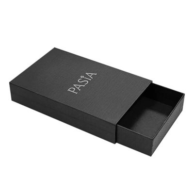 Bàn bếp cao cấp màu đen Texture Luxury Box với logo tùy chỉnh và bấm mỏng bạc