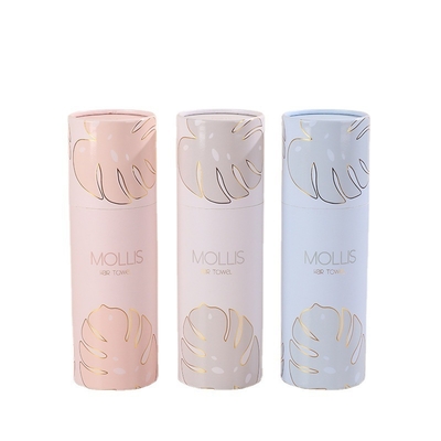 Hộp ống tùy chỉnh cao cấp cho nước hoa chăm sóc da Bàn giấy tròn tái chế Bao bì ống giấy tròn với in logo