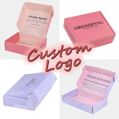 Hộp gửi thư bao bì vận chuyển có thể tái chế được cho giày và quần áo tùy chỉnh đặt hàng