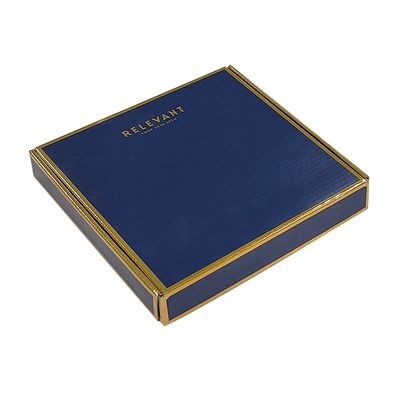 Matte bề mặt hoàn thiện Logo tùy chỉnh in gói phẳng đúc lỏng Die cắt gấp Kraft Box