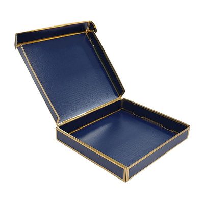 Matte bề mặt hoàn thiện Logo tùy chỉnh in gói phẳng đúc lỏng Die cắt gấp Kraft Box