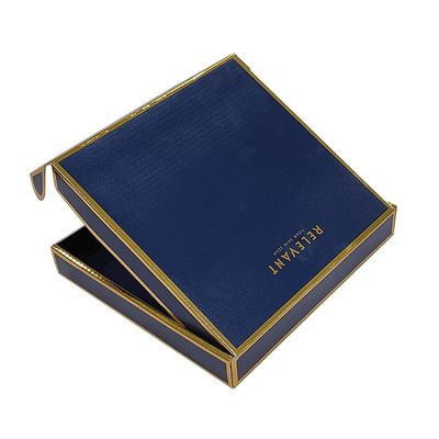 Matte bề mặt hoàn thiện Logo tùy chỉnh in gói phẳng đúc lỏng Die cắt gấp Kraft Box