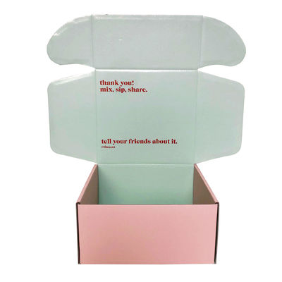 300g CCNB sáo Custom in ấn gấp Kraft Mail Box cho các sản phẩm gia đình vận chuyển