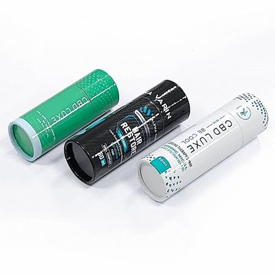 Hộp ống gửi thư giấy tái chế Bao bì hộp nến tròn tùy chỉnh
