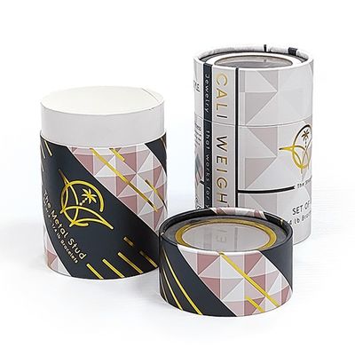 Hộp đóng gói ống in tùy chỉnh hộp ống giấy tròn phân hủy sinh học hộp ống giấy cho bánh