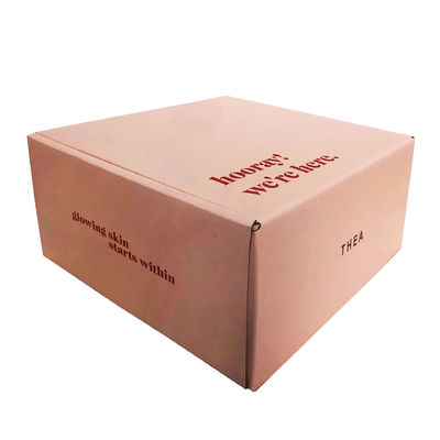 Hộp gửi thư giấy ván lợp cho quần áo chăm sóc da Bao bì giày