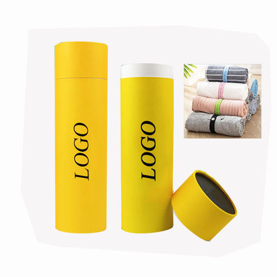 Hộp đóng gói hộp ống ống giấy ván CMYK làm bằng tay cho vớ và đồ lót