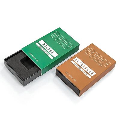 Thùng kéo theo kiểu ngăn kéo cứng Thùng giấy cứng Thùng đóng gói tay