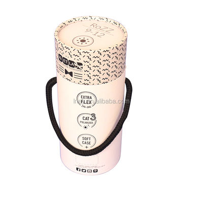 Matt Lamination Round Tube Packaging Box Kraft Paper Cylinder Box cho hạt Cà phê trà
