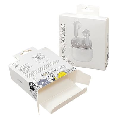 Bảng giấy trắng Tuck End Box Sơn tai nghe tai nghe tai nghe hộp bao bì