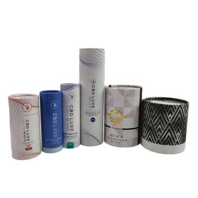 Thùng bao bì ống cá nhân Thùng bao bì ống giấy tái chế cho chai mỹ phẩm