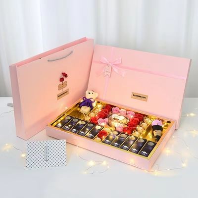 Creative Valentine Gift Packaging Box Hình chữ nhật Thẻ đóng gói cứng