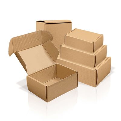 Hộp gửi thư giấy Kraft tùy chỉnh Bao bì Hộp gửi thư ván đục tái chế