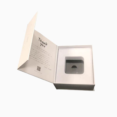 Magnetic Tuck Top Box Book Shape Paper hộp bao bì điện tử