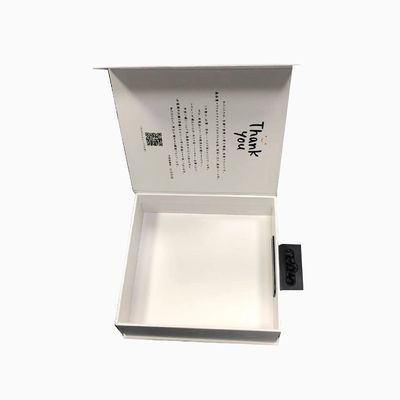 Magnetic Tuck Top Box Book Shape Paper hộp bao bì điện tử