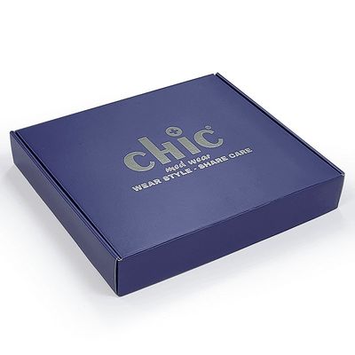 Bao bì quần áo tùy chỉnh hộp thư giấy hộp vận chuyển dây chuyền