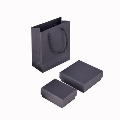 Bao bì quà tặng tái chế thân thiện với môi trường Chất trang sức giấy Kraft màu đen nâu