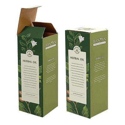 Hộp đóng gói mỹ phẩm giấy phủ Auto Bottom Tuck End Folding Box 350g 500g