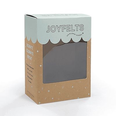 Eco Friendly Auto Lock Bottom Box UV In Printing Hạt giấy Kraft màu nâu