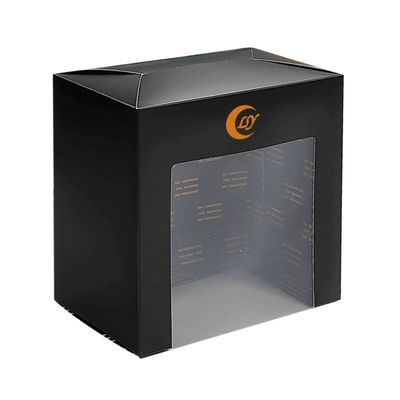 Chiếc mũ bóng chày Logo tùy chỉnh sang trọng Hộp đóng gói Hộp quà gấp giấy cửa sổ bóng chày
