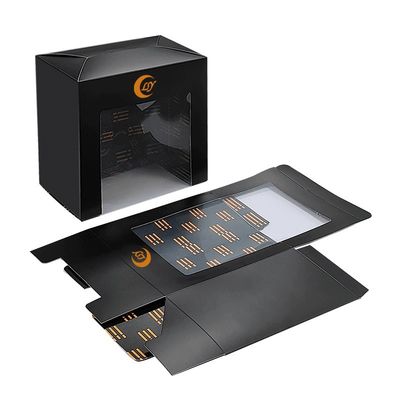 Chiếc mũ bóng chày Logo tùy chỉnh sang trọng Hộp đóng gói Hộp quà gấp giấy cửa sổ bóng chày