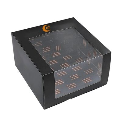 Chiếc mũ bóng chày Logo tùy chỉnh sang trọng Hộp đóng gói Hộp quà gấp giấy cửa sổ bóng chày