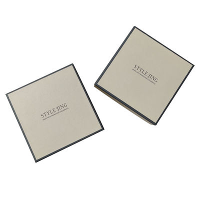 Hình vuông và cơ sở hộp Hot Foil / UV / mài sơn kết thúc cứng hộp quà tặng với nắp
