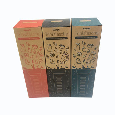 Thùng đóng gói chai nước không phủ Kraft E Flute