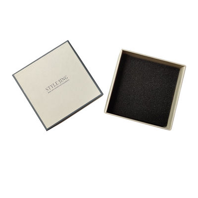 Hình vuông và cơ sở hộp Hot Foil / UV / mài sơn kết thúc cứng hộp quà tặng với nắp