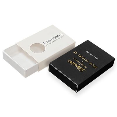 Bao bì hộp giấy nhỏ cứng tái chế UV hoàn thiện hộp slide tùy chỉnh