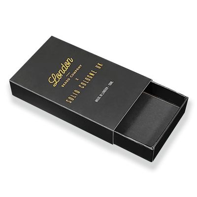 Bao bì hộp giấy nhỏ cứng tái chế UV hoàn thiện hộp slide tùy chỉnh
