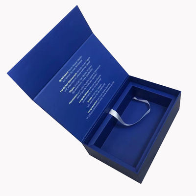 Các vật liệu tái chế tùy chỉnh Nam châm sang trọng cứng nắp phẳng Bao bì giấy từ hộp quà với giấy chèn