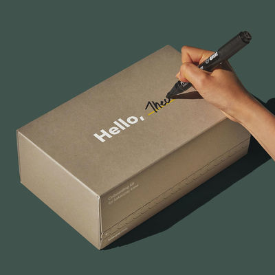 Hộp gửi thư bằng ván lợp theo yêu cầu FSC chứng nhận niêm mạc mở dễ vỡ