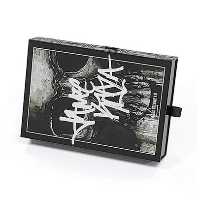 In logo tùy chỉnh được chấp nhận Black Matte Sliding Gift Drawer Box với đơn đặt hàng tùy chỉnh