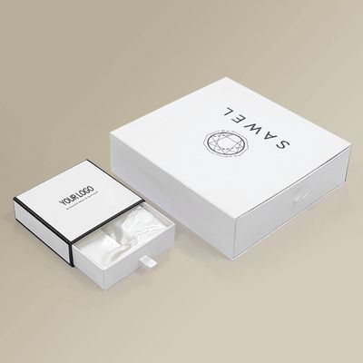 Hộp quà kéo trượt ván cứng satin được sơn sơn cho bao bì mỹ phẩm