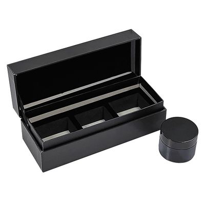 Chất liệu Clamshell Flip Top Box Box Box Packaging cho Luxury Set 3 cây nến quà tặng