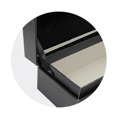 Chất liệu Clamshell Flip Top Box Box Box Packaging cho Luxury Set 3 cây nến quà tặng