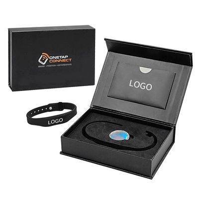 Hộp quà tùy chỉnh chống thấm nước cho sự kiện lễ hội RFID Vòng đeo tay silicone có thể giặt