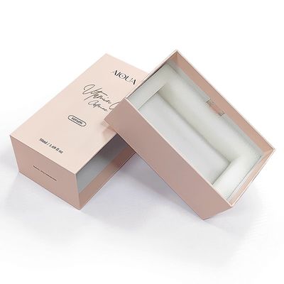 Chiếc chai nước hoa kính sang trọng hộp xịt cho bao bì trượt hộp giấy