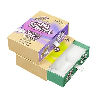 4C/UV/Lamination/Embossing/Stamping Meterd Inhaler giấy trượt hộp đóng gói với bọt