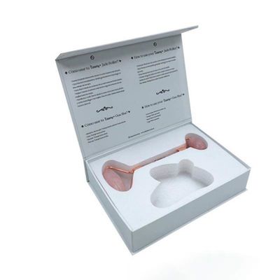 Book Flap Box Logo tùy chỉnh in hộp cứng từ tính cho Guasha Jade Gua Sha Roller Tool
