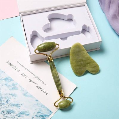 Book Flap Box Logo tùy chỉnh in hộp cứng từ tính cho Guasha Jade Gua Sha Roller Tool