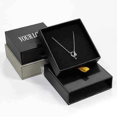 Hộp hiển thị ván cứng Quần áo đồ trang sức hộp đóng gói cho vòng tai vòng cổ