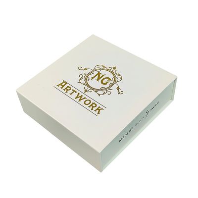 Jewelry Watch Carton Magnetic Packaging Box Rigid White Magnetic Gift Box (Máy kim cương)