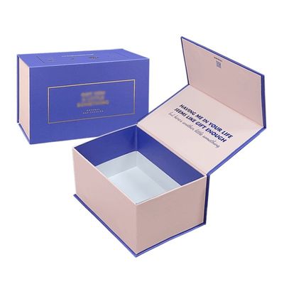 Bảng lồi sóng tùy chỉnh Magnetic Flap Lids Baseball Cap Box cho bao bì sang trọng