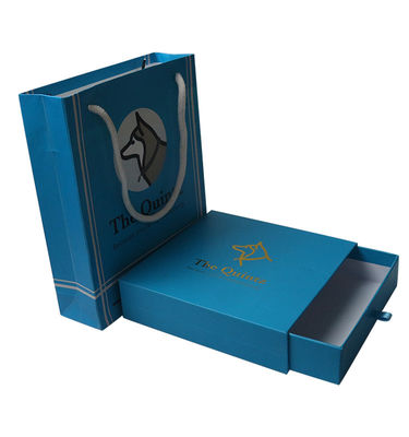 Hot Stamping Gold Foil Paper Sliding Box Hồng Khách hàng Thẻ đóng gói