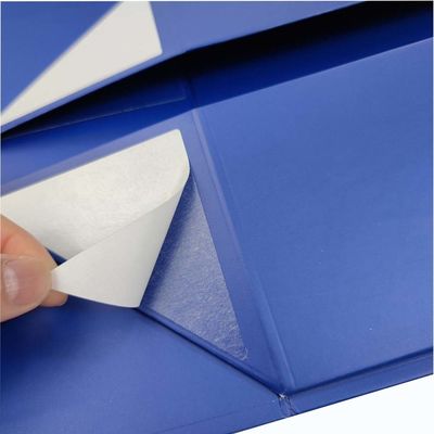 Hộp bao bì từ tính tái chế cho tóc giả quần áo hộp gấp với nút khóa từ tính