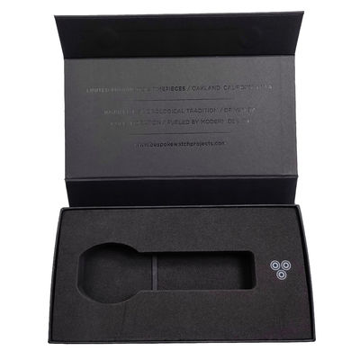 Logo tùy chỉnh Khối từ tính tấm màu xám với khóa từ tính và EVA Insert TUV xác minh