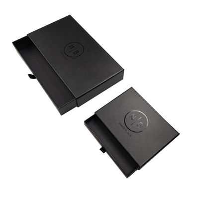 Bảo vệ Môi trường Matt Lamination Thẻ giấy cứng hộp quà màu đen cho khung ảnh